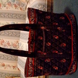 Vera Bradley Houndtooth Brown Toggle Medium  Tote